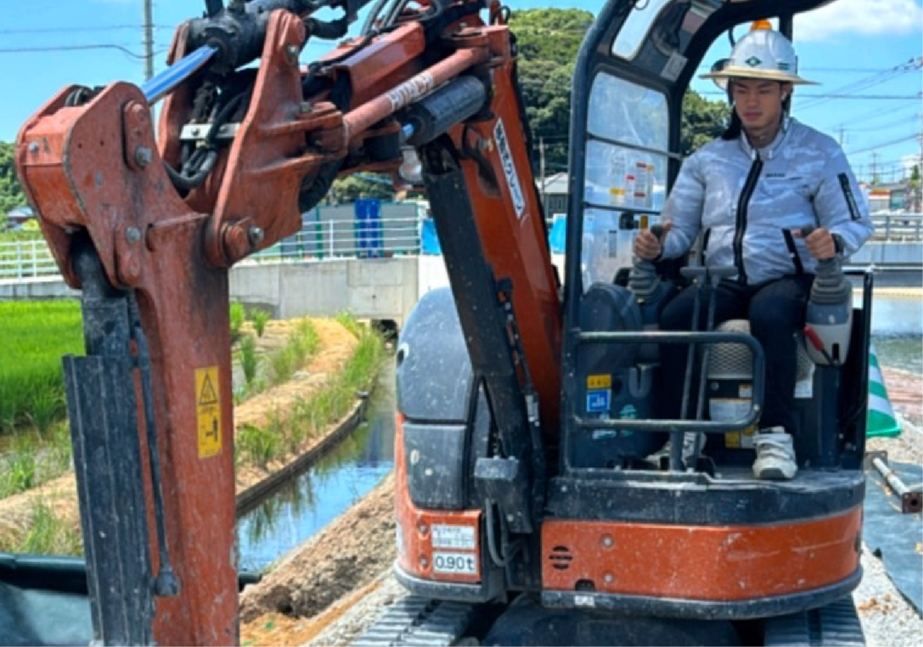 働いている作業員